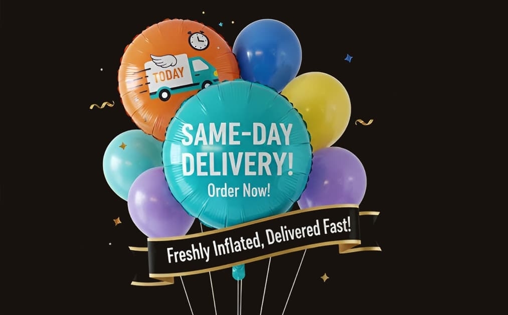Same Day Delivery Balloons