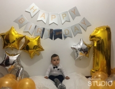 Gold Star for 1st year baby birthday