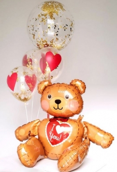 Bear Balloon Valentines Vancouver
