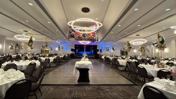 Balloon Net for Balloon Drop for New Years party in Vancouver
