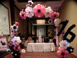 Floral Balloon Arch