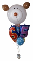 Personalized Age Balloon Bouquets Balloon Teddy Bear