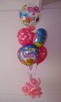 First Birthday Curly Balloon Bouquet