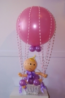 Baby on a sweet hot air balloon