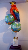 Balloons Vancouver Parrot and Bubbles