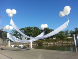 UBC Boathouse Richmond Balloon wedding display