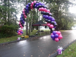 Warrior Woman Balloon decor 2013