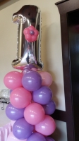 Balloon Tower 1st birthday