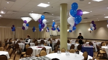 Custom Printed Balloon Centerpieces