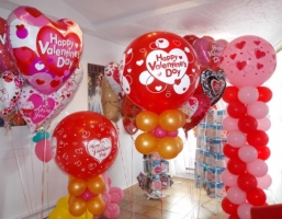 St Valentines Balloon Bouquets 