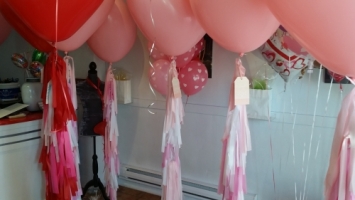 Frill Balloon Hearts