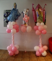 Princess Balloon Columns
