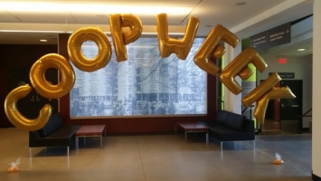 Balloon Letter Banner Arch