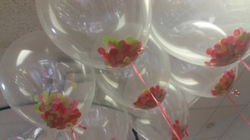Confetti Bubble Balloon  - Balloon Studio Vancouver