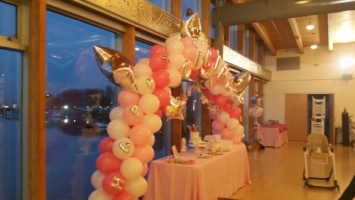 1st Birthday Balloon Arch