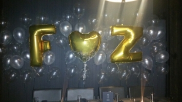 Engagement Party Balloon Wall Display