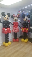 Minnie and Mickey Balloon Sculptures