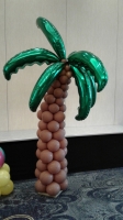 Palm Tree with Balloons