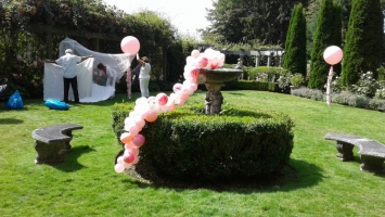 Wedding Balloons Setup