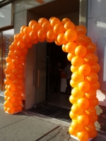 Orange  Balloon Arch
