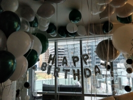 Happy Birthday indoor decoration