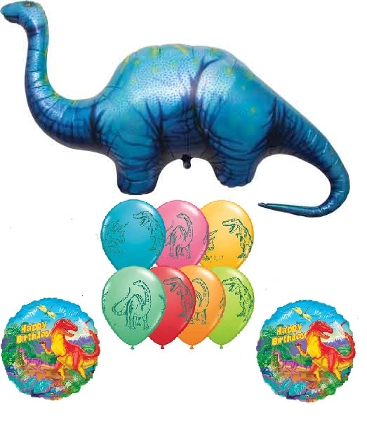 Dinosaur Bouquet 5 balloons vancouver JC Balloon Studio